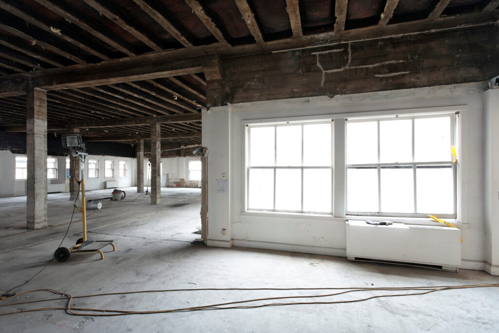 Basement interior remodel process